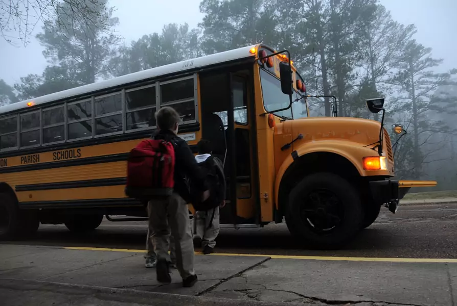 Photo d'un bus scolaire